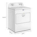 Maytag® Sécheuse électrique avec prévention des faux plis - 7 pi cu YMED4005SW Maytag® Sécheuse électrique avec prévention des faux plis - 7 pi cu YMED4005SW