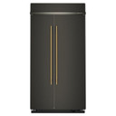 Kitchenaid® Réfrigérateur côte à côte encastré avec intérieur platine - 42 po - 25.5 pi cu KBSN742SBE