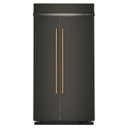 Kitchenaid® Réfrigérateur côte à côte encastré avec intérieur platine - 42 po - 25.5 pi cu KBSN742SBE