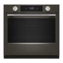 Kitchenaid® Four mural simple électrique intelligent de 30 pouces avec modes de cuisson assistée - Minerai noir KOES730SBE