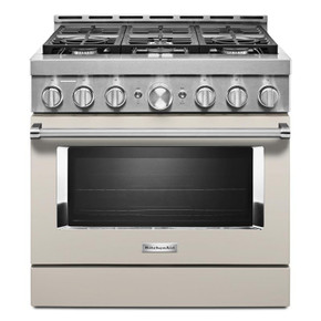Cuisinière commerciale intelligente au gaz KitchenAid®, 6 brûleurs, 36 po KFGC506JMH Cuisinière commerciale intelligente au gaz KitchenAid®, 6 brûleurs, 36 po KFGC506JMH