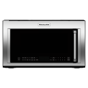 Four à micro-ondes à convection et hotte intégrée  avec mode de friture à air KitchenAid® YKMHC319LPS