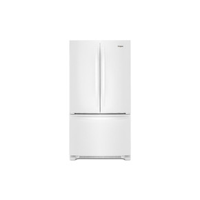 Whirlpool® Réfrigérateur à portes françaises, profondeur de comptoir et congélateur inférieur - 36po - 20picu WRFC2036RW