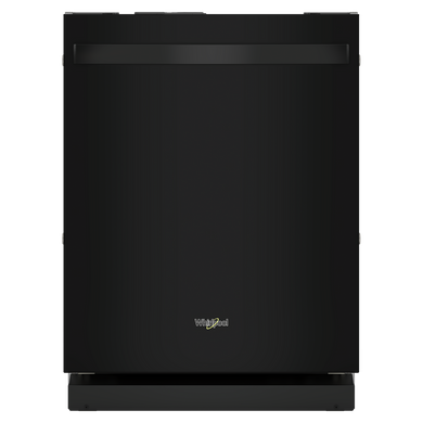 Lave-vaisselle affleurant aux armoires en noir avec 3ᵉ panier - 44 dba Whirlpool® WDT550SAPB