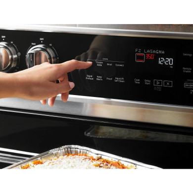 Whirlpool® Cuisinière électrique non encastrée intelligente avec technologie Frozen BakeTM - 6.4 pi cu YWFE975H0HZ