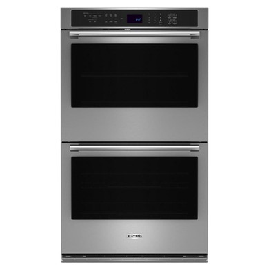 Maytag® Four mural double avec friture à air et panier - 30 po - 10 pi cu MOED6030LZ