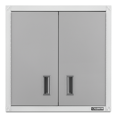 Armoire murale gearbox à porte pleine longueur prête à assembler Gladiator® GAWG28FVEW