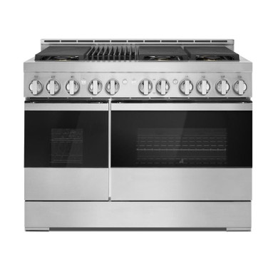 Jennair® Cuisinière au gaz de style professionnel NOIR™, 48 po JGRP648HM
