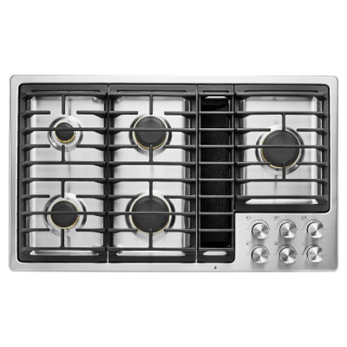 Table de cuisson au gaz Jenn-Air® JX3® à évacuation descendante, 36 po JGD3536GS