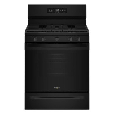 Whirlpool® Cuisinière au gaz avec technologie de cuisson à air et nettoyage à la vapeur- 30 po WFGS4530SB