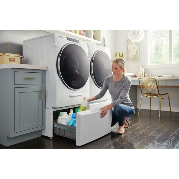 Sécheuse au gaz à long conduit à chargement frontal avec commandes intuitives - 7.4 pi cu Whirlpool® WGD560LHW