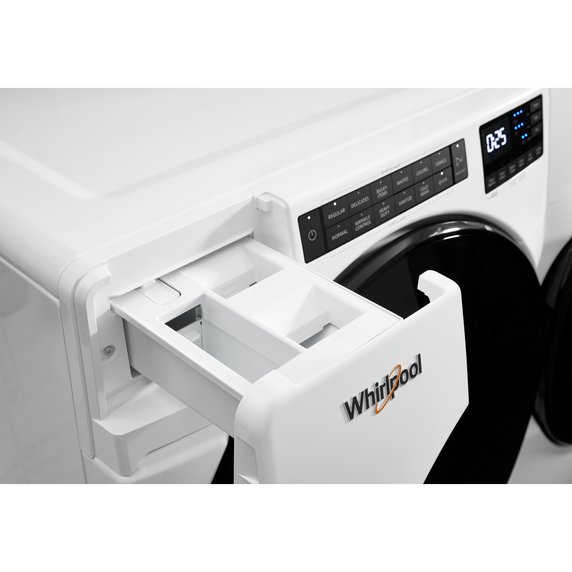 Laveuse à chargement frontal avec cycle de lavage rapide - 5.8 pi cu Whirlpool® WFW6605MW