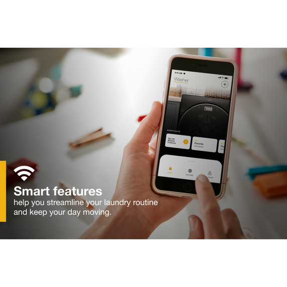 Laveuse à chargement frontal intelligente avec très grand distributeur de détergent load & gotm - 5.8 pi cu c.e.i. Whirlpool® WFW9620HW