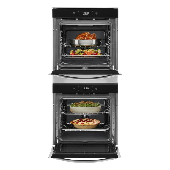 Whirlpool® Four mural double à convection véritable - 24 po - 5.8 pi cu WOD52ES4MZ