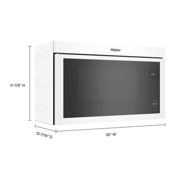 Four à micro-ondes affleurant sans plateau tournant de 1.1 pi cu Whirlpool® YWMMF5930PW