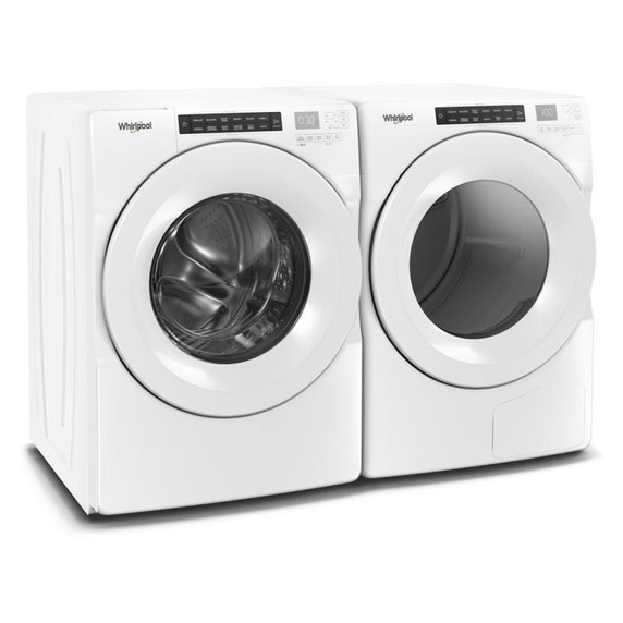 Whirlpool® Sécheuse à pompe de chaleur à chargement frontal avec commandes tactiles intuitives et contrôle perfectionné d’humidité - 7.4 pi cu YWHD560CHW