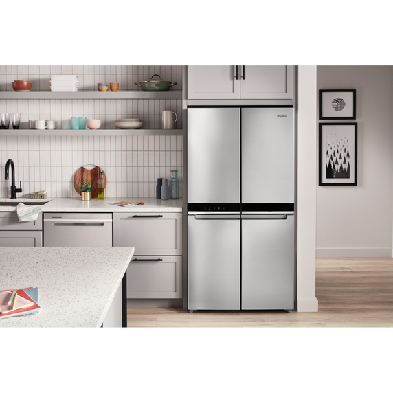 Réfrigérateur à 4 portes et profondeur de comptoir - 36 po - 19.4 pi cu Whirlpool® WRQA59CNKZ