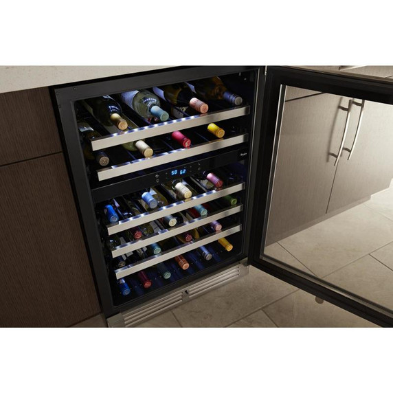 Whirlpool® Cellier sous le comptoir avec 46 bouteilles - 24 po WUW55X24HS