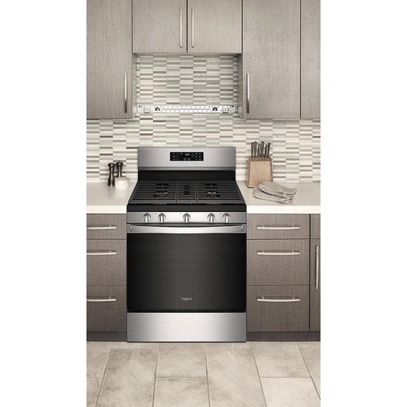 Whirlpool® Cuisinière au gaz 5 en 1 avec four à friture à l’air - 5 pi cu WFG550S0LZ
