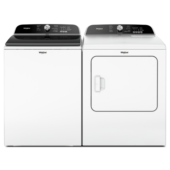 Sécheuse électrique à chargement vertical avec détection d’humidité  - 7 pi cu Whirlpool® YWED6150PW