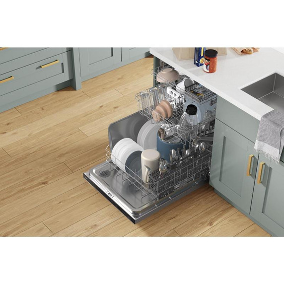Whirlpool® Lave-vaisselle résistant aux traces de doigts à grande capacité avec 3e panier WDT970SAKZ