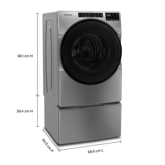 Laveuse à chargement frontal avec cycle de lavage rapide - 5.8 pi cu Whirlpool® WFW6605MC