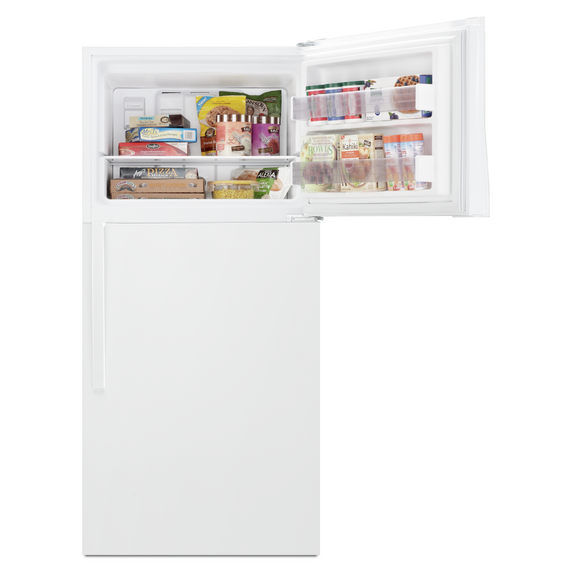 Réfrigérateur à congélateur supérieur Whirlpool® de 30 po – Compatible avec la trousse de machine à glaçons EZ Connect – 19.2 pi³ WRT519SZDW