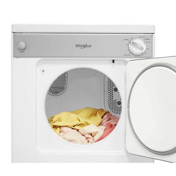Whirlpool® Sécheuse électrique compacte avec système de séchage AccuDry™ - 3.4 pi cu LDR3822PQ Whirlpool® Sécheuse électrique compacte avec système de séchage AccuDry™ - 3.4 pi cu LDR3822PQ