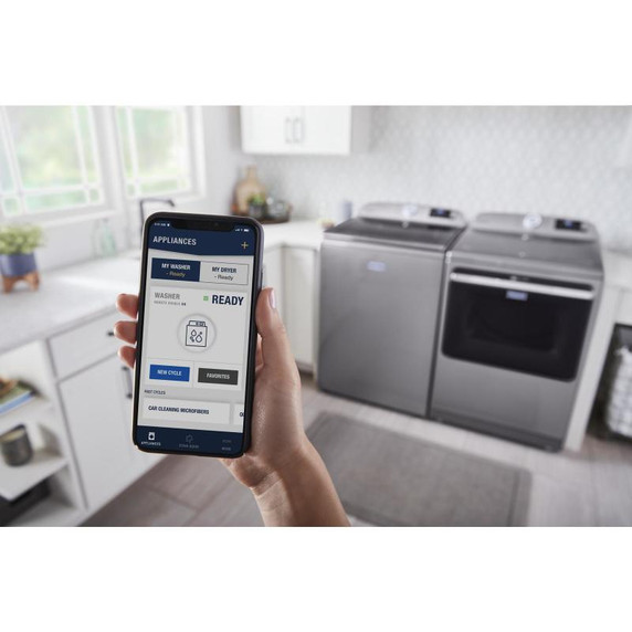 Maytag® Laveuse intelligente à chargement vertical avec bouton Extra Power - 6.0 pi cu MVW7230HC