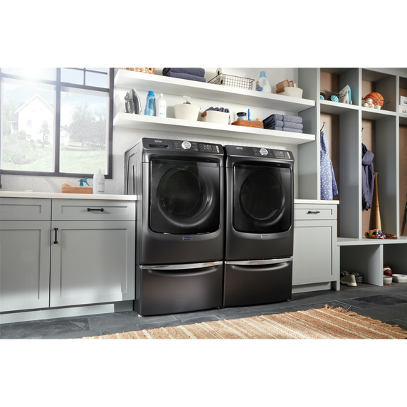 Sécheuse au gaz à chargement frontal avec fonction extra power et cycle de séchage rapide, 7.3 pi cu Maytag® MGD5630MBK