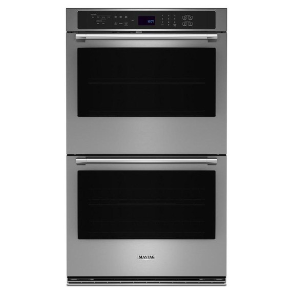 Maytag® Four mural double avec friture à air et panier - 30 po - 10 pi cu MOED6030LZ