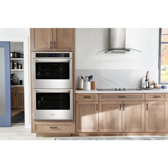 Maytag® Four mural double avec friture à air et panier - 30 po - 10 pi cu MOED6030LZ
