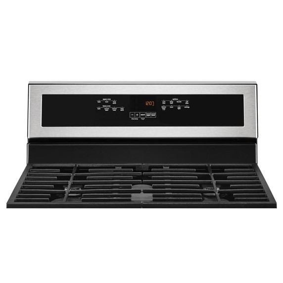 Maytag® Cuisinière au gaz à four double avec convection véritable - 30 po - 6 pi cu MGT8800FZ Maytag® Cuisinière au gaz à four double avec convection véritable - 30 po - 6 pi cu MGT8800FZ