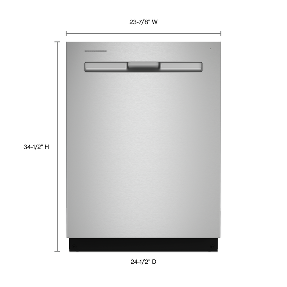 Lave-vaisselle à panier de troisième niveau et filtration à puissance double Maytag® MDB8959SKZ