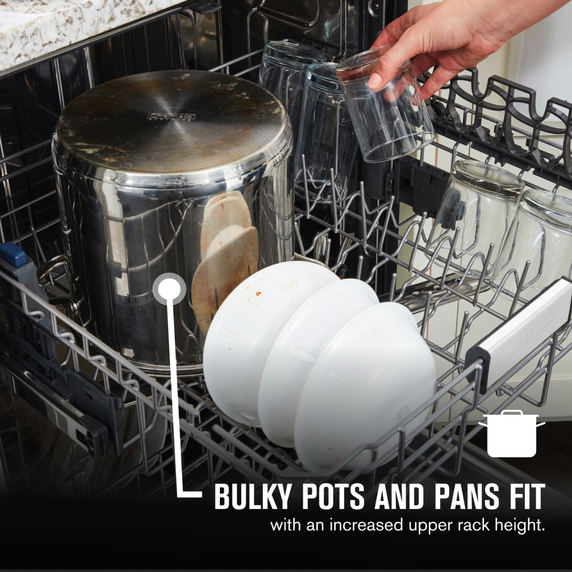 Lave-vaisselle à cuve en acier inoxydable avec filtration à puissance double Maytag® MDB4949SKB