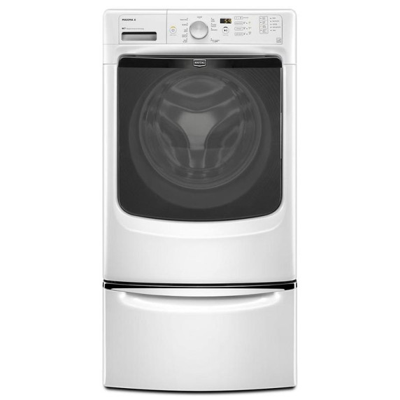 Maytag® Piédestal avec poignée chromée et tiroir de rangement - 15.5 po (39.37 cm) XHPC155XW