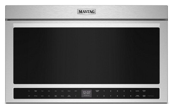 Four à micro-ondes/grilloir combiné à hotte intégrée Maytag® de 850 watts affleurant encastré YMMMF8030PZ