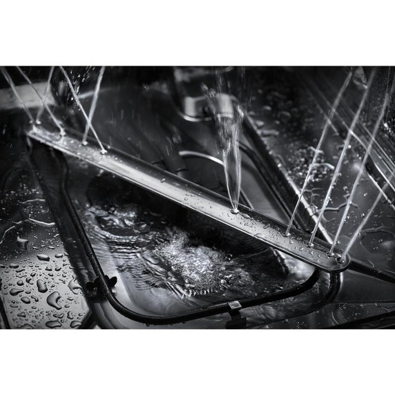 Kitchenaid® Lave-vaisselle avec troisième panier 360° Max Jets™ et éclairage à DEL - 44 dBA KDTM704KPS