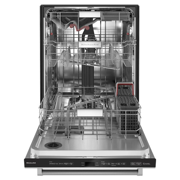 Kitchenaid® Lave-vaisselle à troisième panier 360° Max Jets™ avec système de séchage activé par ventilateur ProDry™ - 44 dBA KDTM604KPS Kitchenaid® Lave-vaisselle à troisième panier 360° Max Jets™ avec système de séchage activé par ventilateur ProDry™ - 44 dBA KDTM604KPS