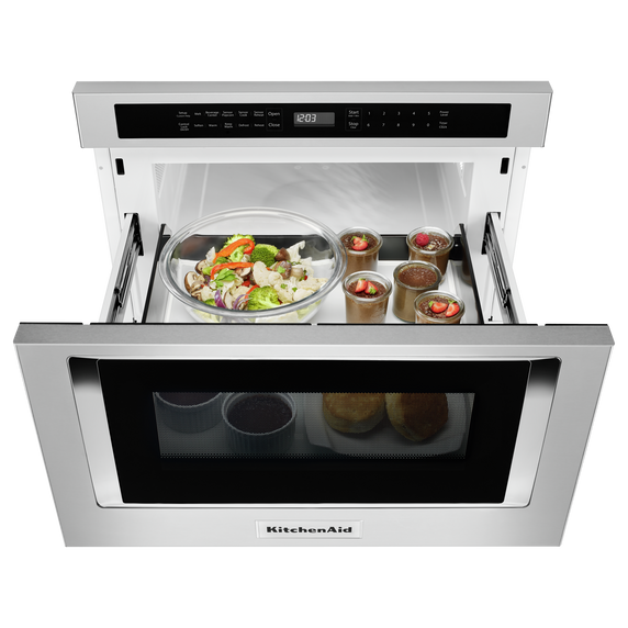 Tiroir-four à micro-ondes sous comptoir - 950 watts - 24 po KitchenAid® KMBD104GSS