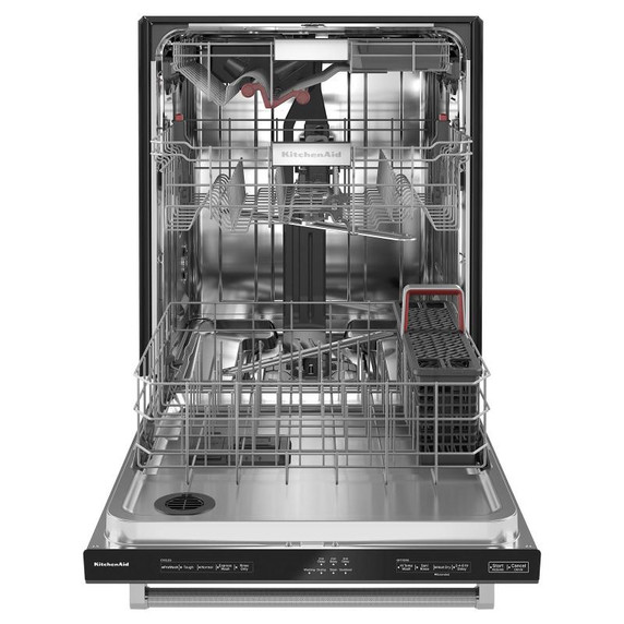 Kitchenaid® Lave-vaisselle à fini PrintShieldTM avec troisiéme panier 360° Max Jets™ - 44 dBA KDTM404KBS