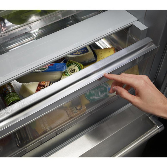 Kitchenaid® Réfrigérateur encastré à portes françaises, acier inoxydable, 20.8 pi cu, 36 po KBFN506ESS