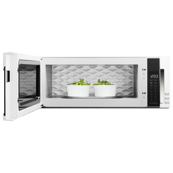 Four à micro-ondes à hotte intégrée et profil bas - 900 watts - 30 po KitchenAid® YKMLS311HWH