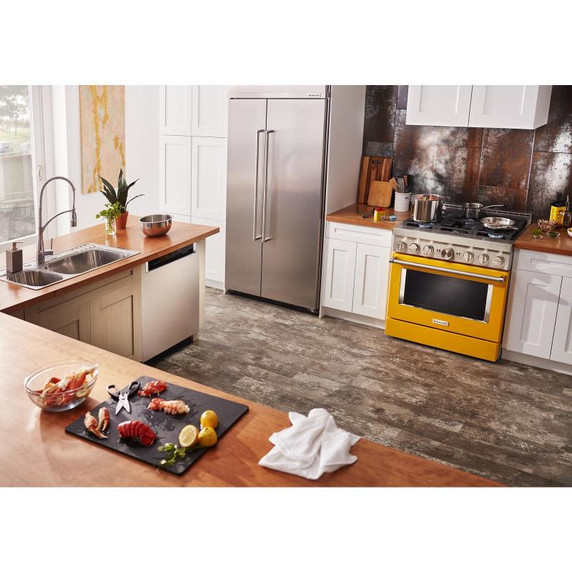 Kitchenaid® Lave-vaisselle avec troisième panier 360° Max Jets™ et éclairage à DEL - 44 dBA KDPM704KPS