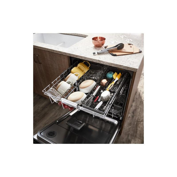 Kitchenaid® Lave-vaisselle à fini PrintShield™ avec troisième panier 360° Max Jets™ - 44 dBA KDPM604KPS