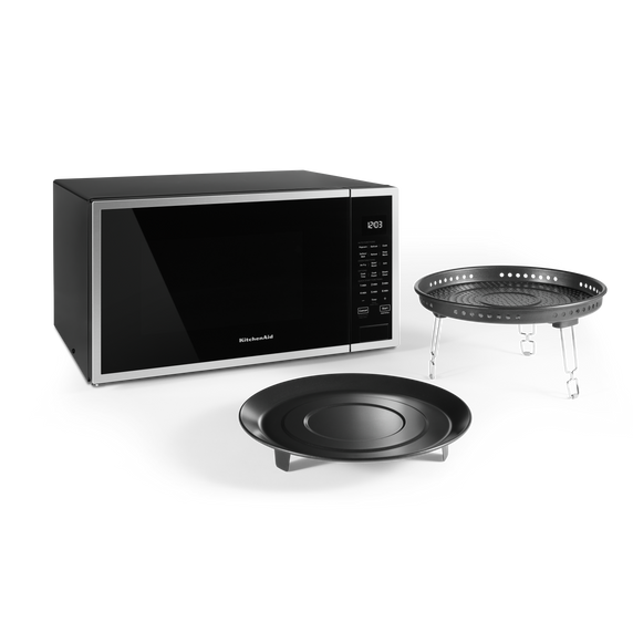 Micro-ondes de comptoir de 1,5 pi3 de KitchenAid® avec mode de friture à air  KMCS522PPS