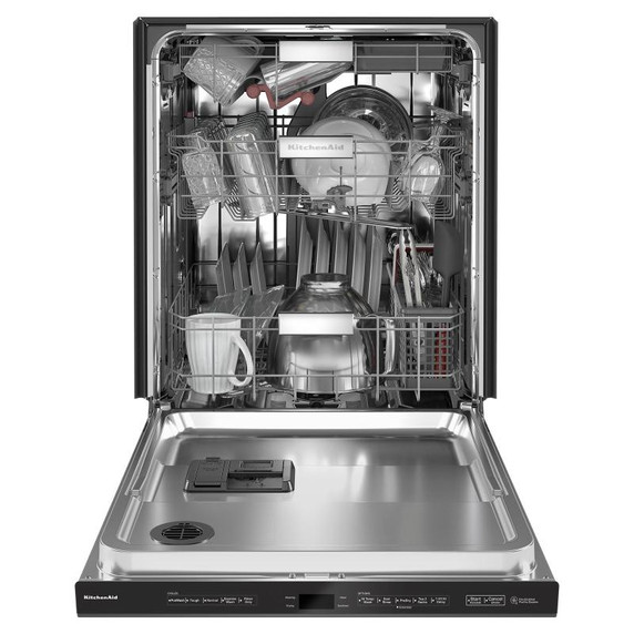 Kitchenaid® Lave-vaisselle à fini PrintShieldTM avec troisiéme panier 360° Max Jets™ - 44 dBA KDPM604KBS