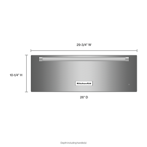 Tiroir-réchaud et mijoteuse de 30 po KitchenAid® KOWT100ESS