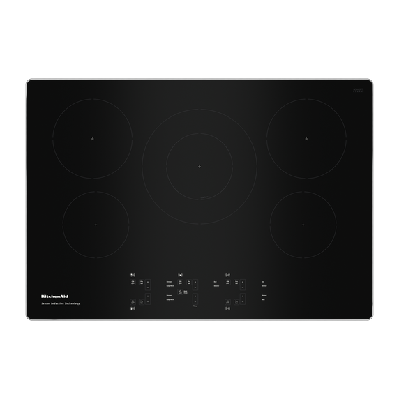 Table de cuisson à induction par capteur de 5 éléments et 30 po KitchenAid® KCIG550JSS