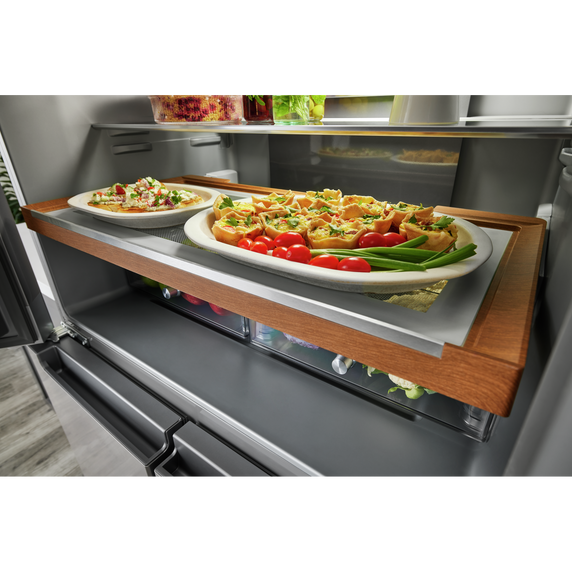 Réfrigérateur à 4 portes à profondeur de comptoir avec fini printshield™ - 19.4 pi cu - 36 po KitchenAid® KRQC506MPS